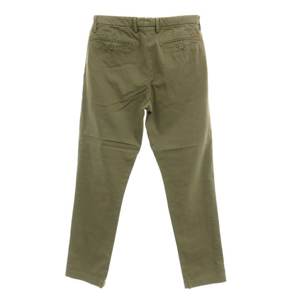 [Used] Barbati Cotton Casual Slacks Pants Olive [Size 44] [GRN] [S/S] [Condition Rank C] [Men&