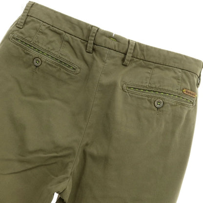 [Used] Barbati Cotton Casual Slacks Pants Olive [Size 44] [GRN] [S/S] [Condition Rank C] [Men&