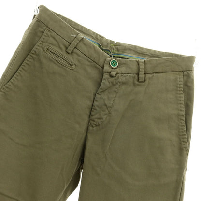 [Used] Barbati Cotton Casual Slacks Pants Olive [Size 44] [GRN] [S/S] [Condition Rank C] [Men&