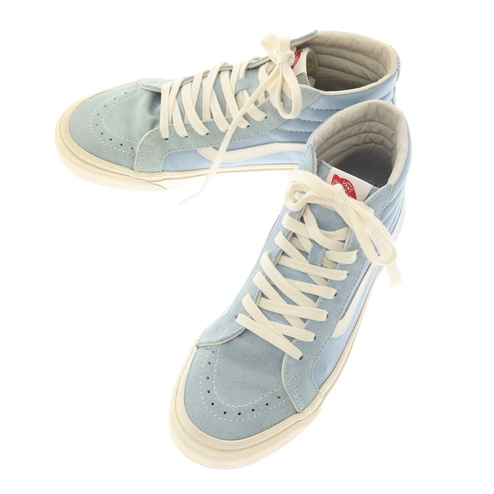 [Used] VANS Skate High Canvas Sneakers Light Blue [27.5cm] [Condition Rank B] [Men&