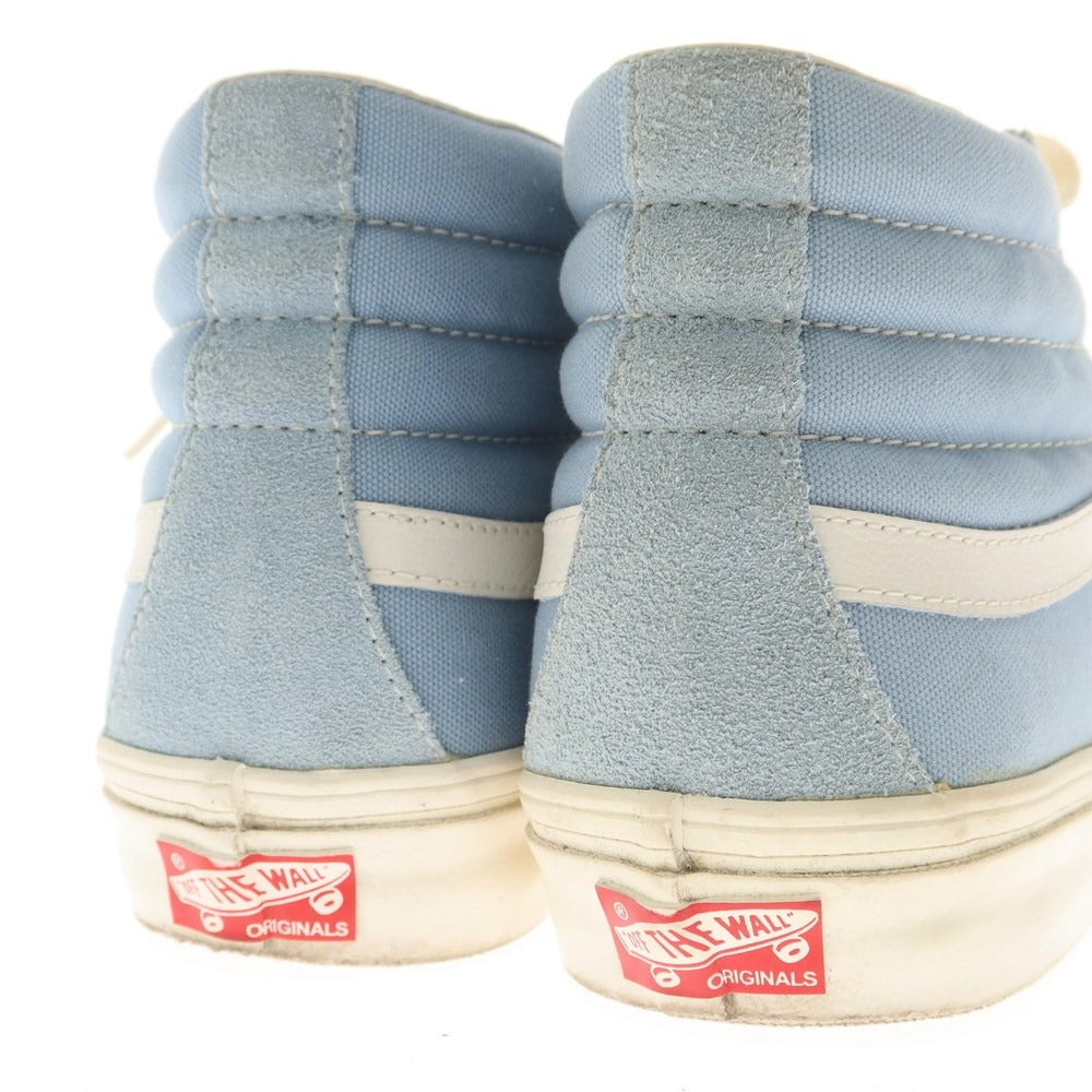 【中古】バンズ VANS スケートハイ キャンバス スニーカー ライトブルー【 27.5cm 】【 状態ランクB 】【 メンズ 】
[BPD]