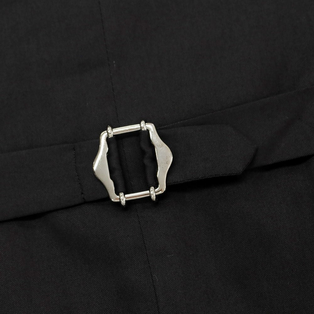 【中古】ラルディーニ LARDINI ポリエステルウール ベスト ドレス系ジレ ダークグレーxブラック【 サイズ42 】【 状態ランクB 】【 メンズ 】 [EPD]