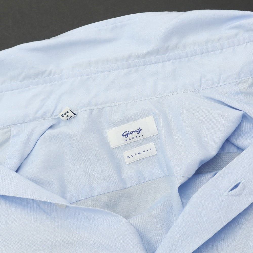 [Used] GIANGI Cotton Button-down Dress Shirt Light Blue [37] [Condition Rank C] [Men&