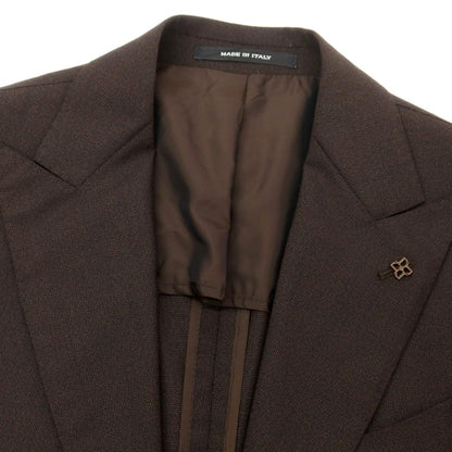 [Used] TAGLIATORE wool two-button suit, dark brown [44] [Condition rank B] ​​[Men&