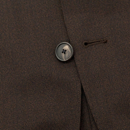 [Used] TAGLIATORE wool two-button suit, dark brown [44] [Condition rank B] ​​[Men&