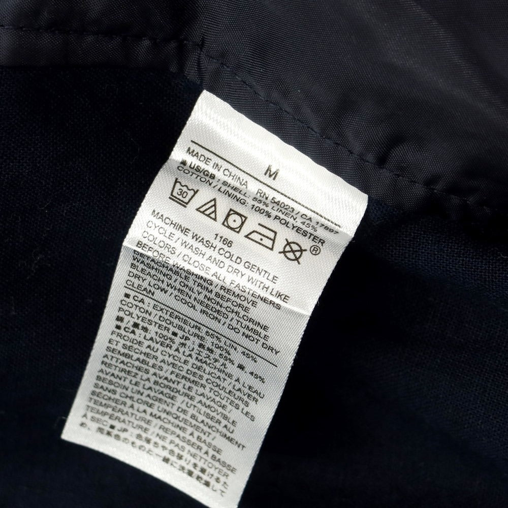 [Used] [Unused] Banana Republic Linen Cotton Blouson Swing Top Navy [M] [Condition Rank S] [Men&