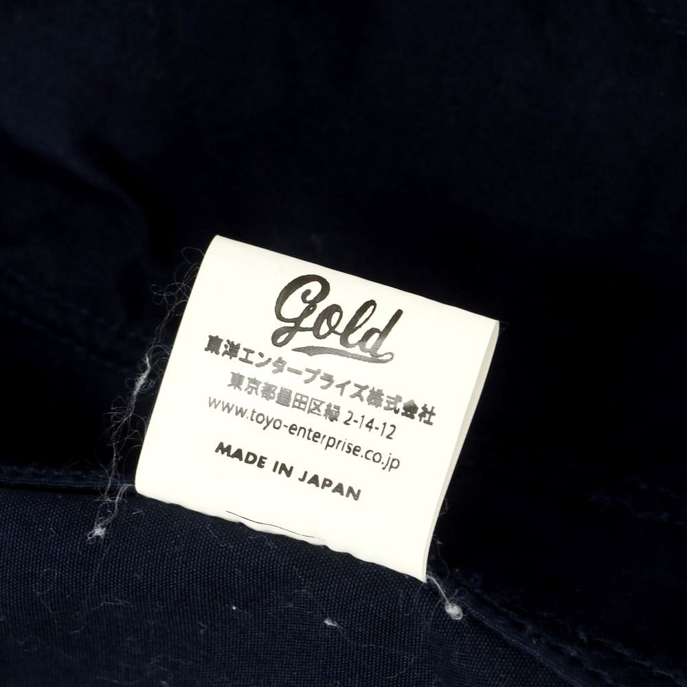 中古】ゴールド GOLD コットン ジップアップ ワークジャケット
