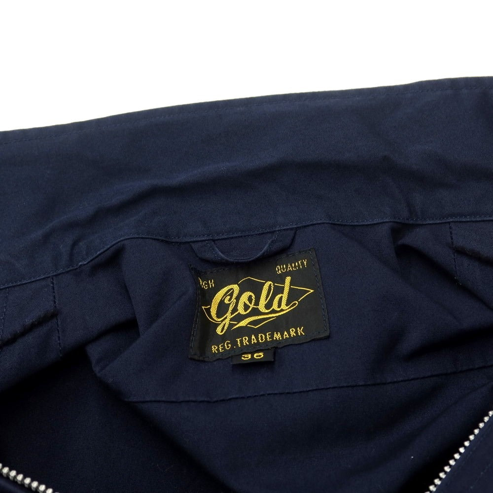 【中古】ゴールド GOLD コットン ジップアップ ワークジャケット ネイビー【サイズ36】【NVY】【S/S】【状態ランクB】【メンズ】【759491】
[BPD]