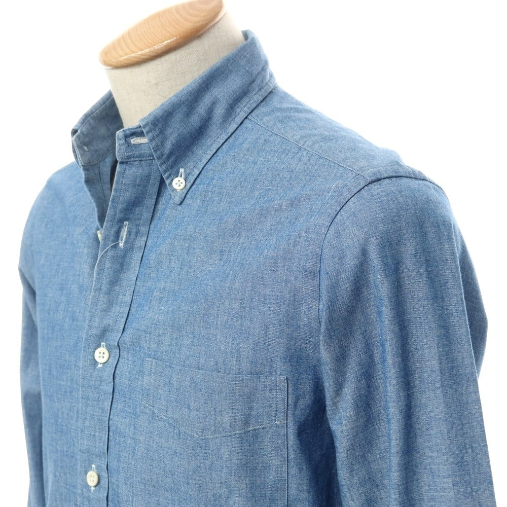 [Used] Makers Shirt Kamakura Cotton Button-down Casual Shirt Blue [S] [Condition Rank B] [Men&