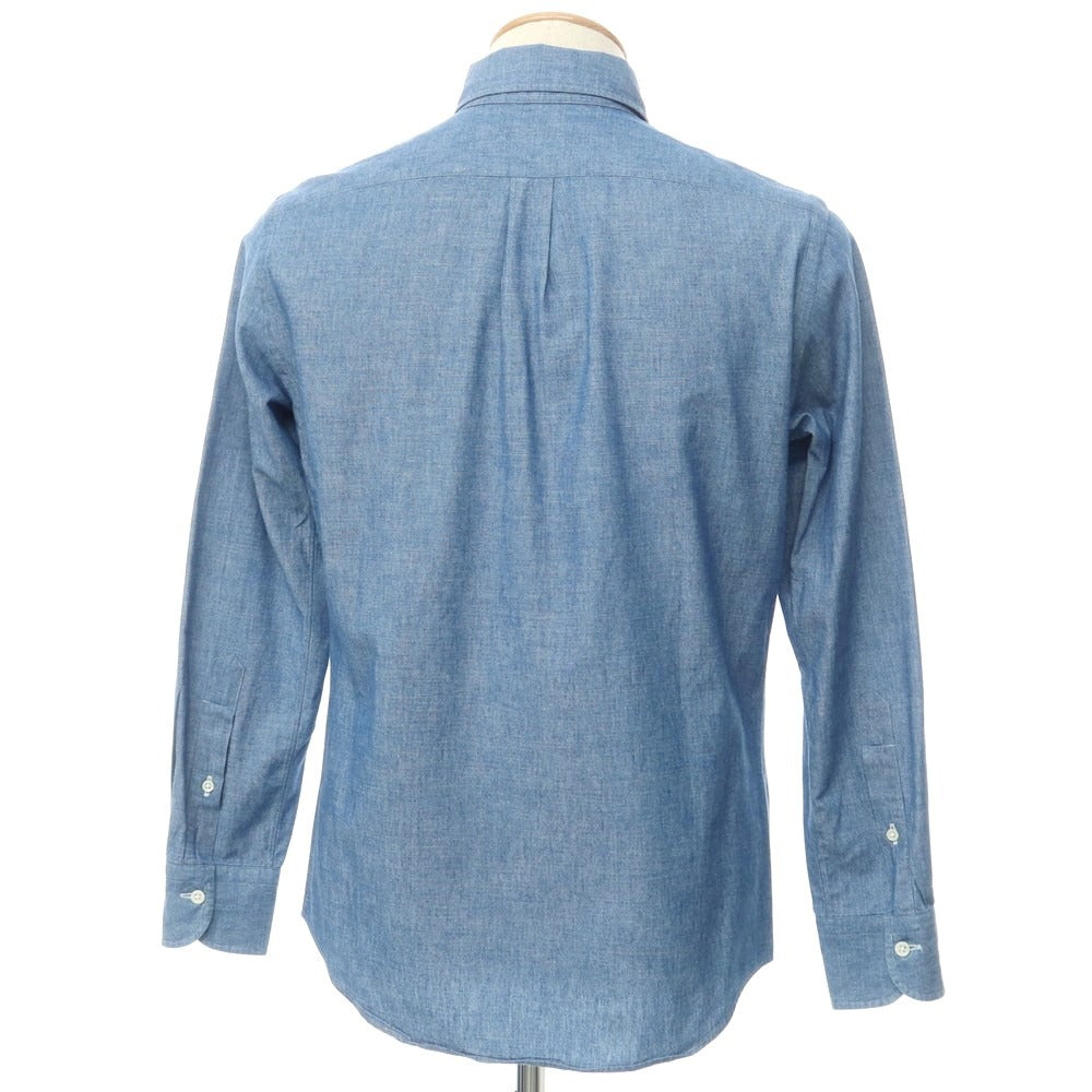 [Used] Makers Shirt Kamakura Cotton Button-down Casual Shirt Blue [S] [Condition Rank B] [Men&