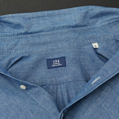 [Used] Makers Shirt Kamakura Cotton Button-down Casual Shirt Blue [S] [Condition Rank B] [Men&