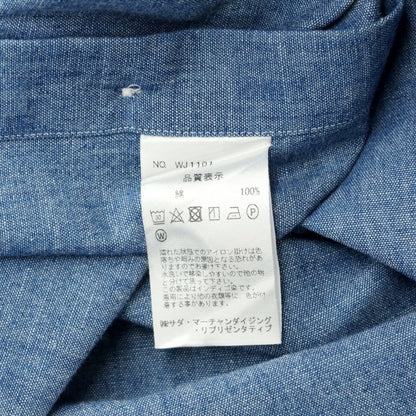 [Used] Makers Shirt Kamakura Cotton Button-down Casual Shirt Blue [S] [Condition Rank B] [Men&