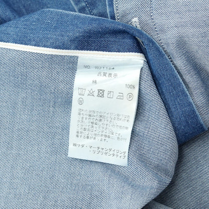 [Used] Makers Shirt Kamakura Cotton Button-down Casual Shirt Blue [37] [Condition Rank C] [Men&