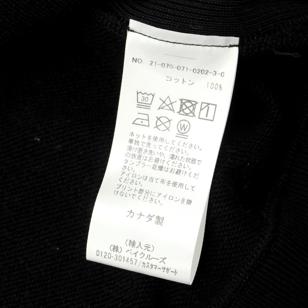 【中古】レイニングチャンプ REIGNING CHAMP コットン クルーネック スウェット
 ブラック【サイズM】【BLK】【S/S/A/W】【状態ランクB】【メンズ】
【759495】