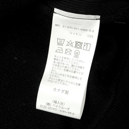 [Used] REIGNING CHAMP Cotton Crew Neck Sweatshirt
 Black [Size M] [BLK] [S/S/A/W] [Condition Rank B] [Men&