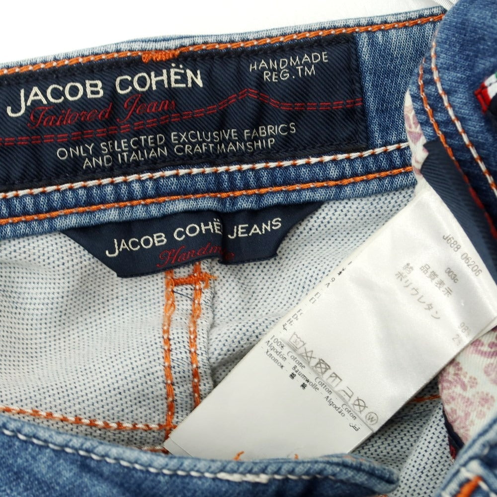 【中古】ヤコブコーエン JACOB COHEN J688 ジャージーデニムパンツ ジーンズ ブルー【 34 】【 状態ランクB 】【 メンズ 】