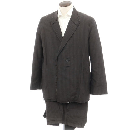 [Used] Lea Boberg Wool Linen Set-up Suit Charcoal [3/3] [Condition Rank C] [Men&