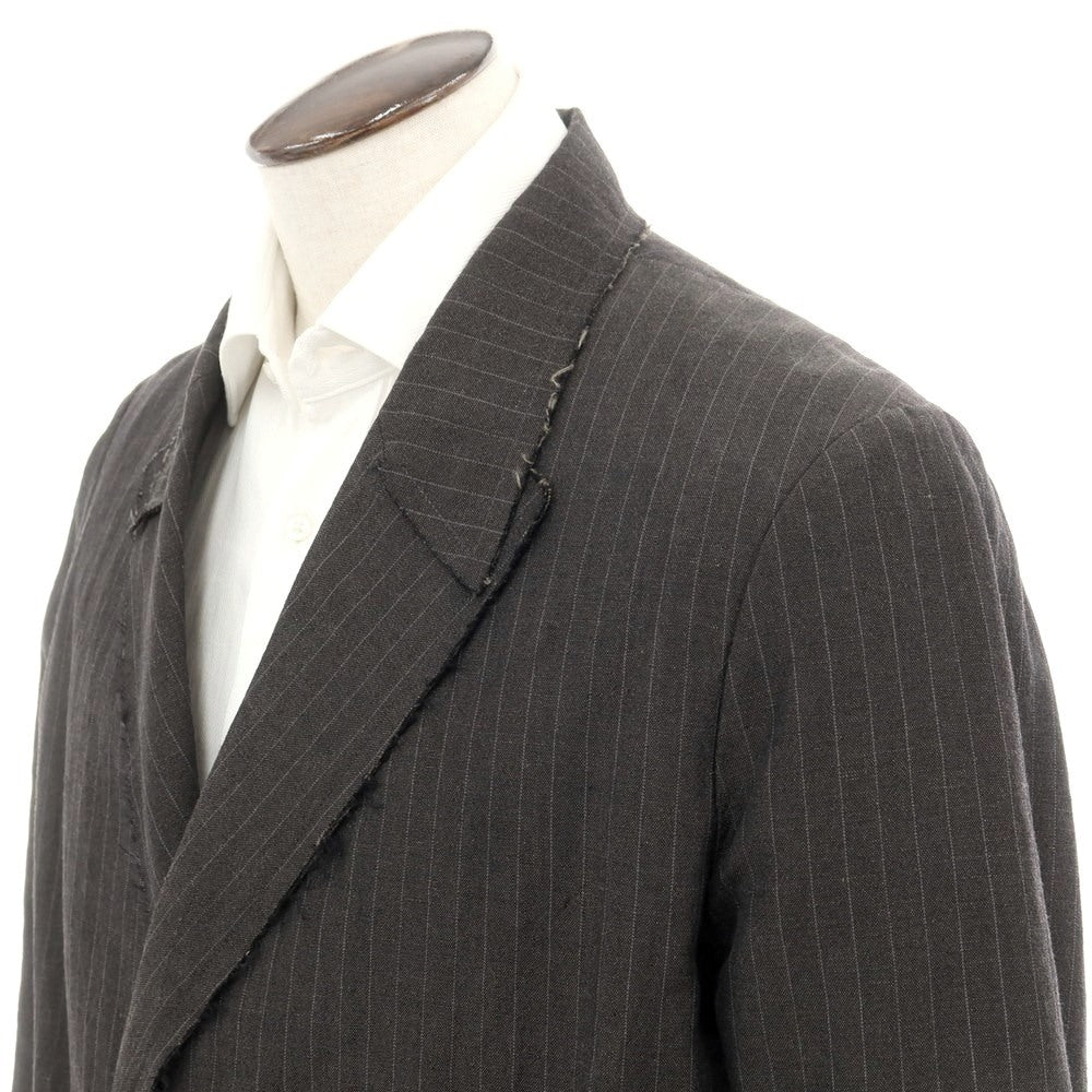 [Used] Lea Boberg Wool Linen Set-up Suit Charcoal [3/3] [Condition Rank C] [Men&