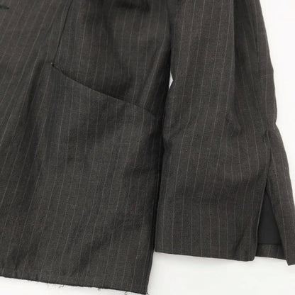 [Used] Lea Boberg Wool Linen Set-up Suit Charcoal [3/3] [Condition Rank C] [Men&