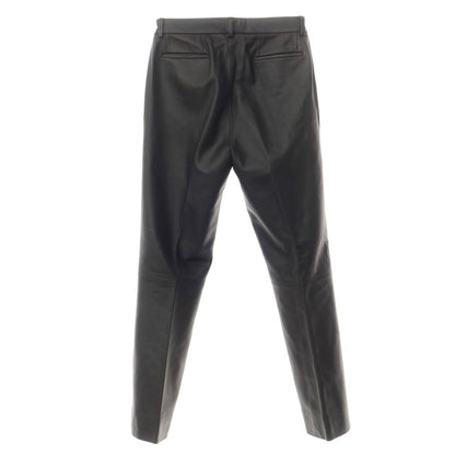 [Used] REVERBERATE Lamb Leather Slacks Pants Black [30] [Condition Rank B] ​​[Men&