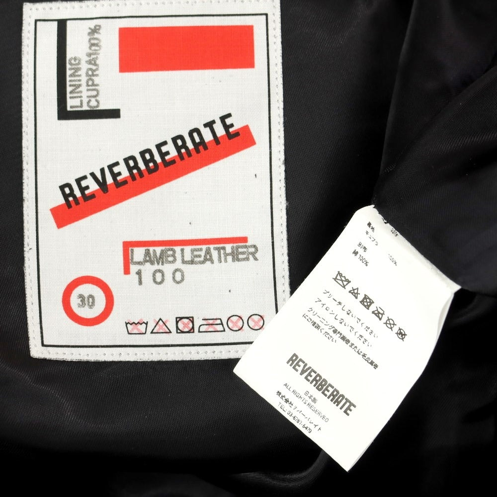 【中古】リバーバレイト REVERBERATE ラムレザー スラックスパンツ ブラック【 30 】【 状態ランクB 】【 メンズ 】