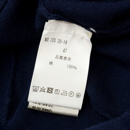 [Used] IRISH CRONE Cotton Polo Knit
 Navy x Blue [Size S] [NVY] [S/S] [Condition Rank B] [Men&