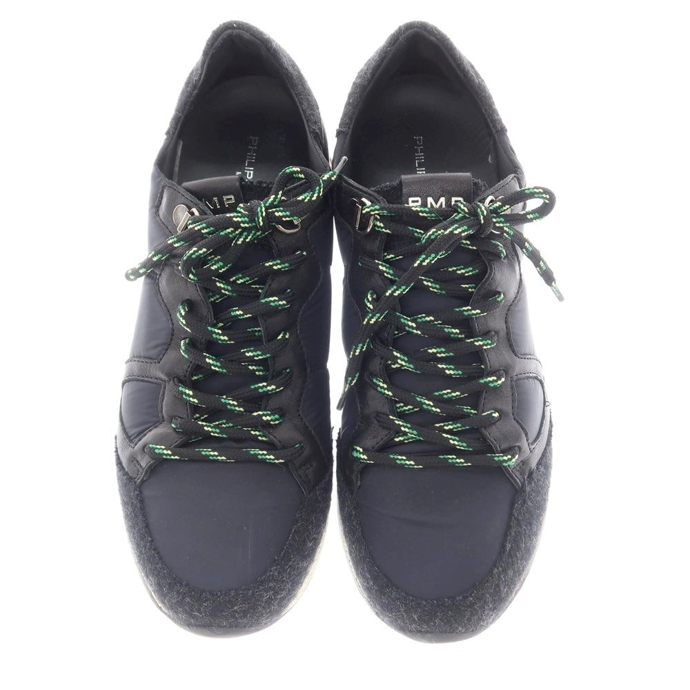 [Used] PHILIPPE MODEL Nylon Sneakers Black [40] [Condition Rank A] [Men&