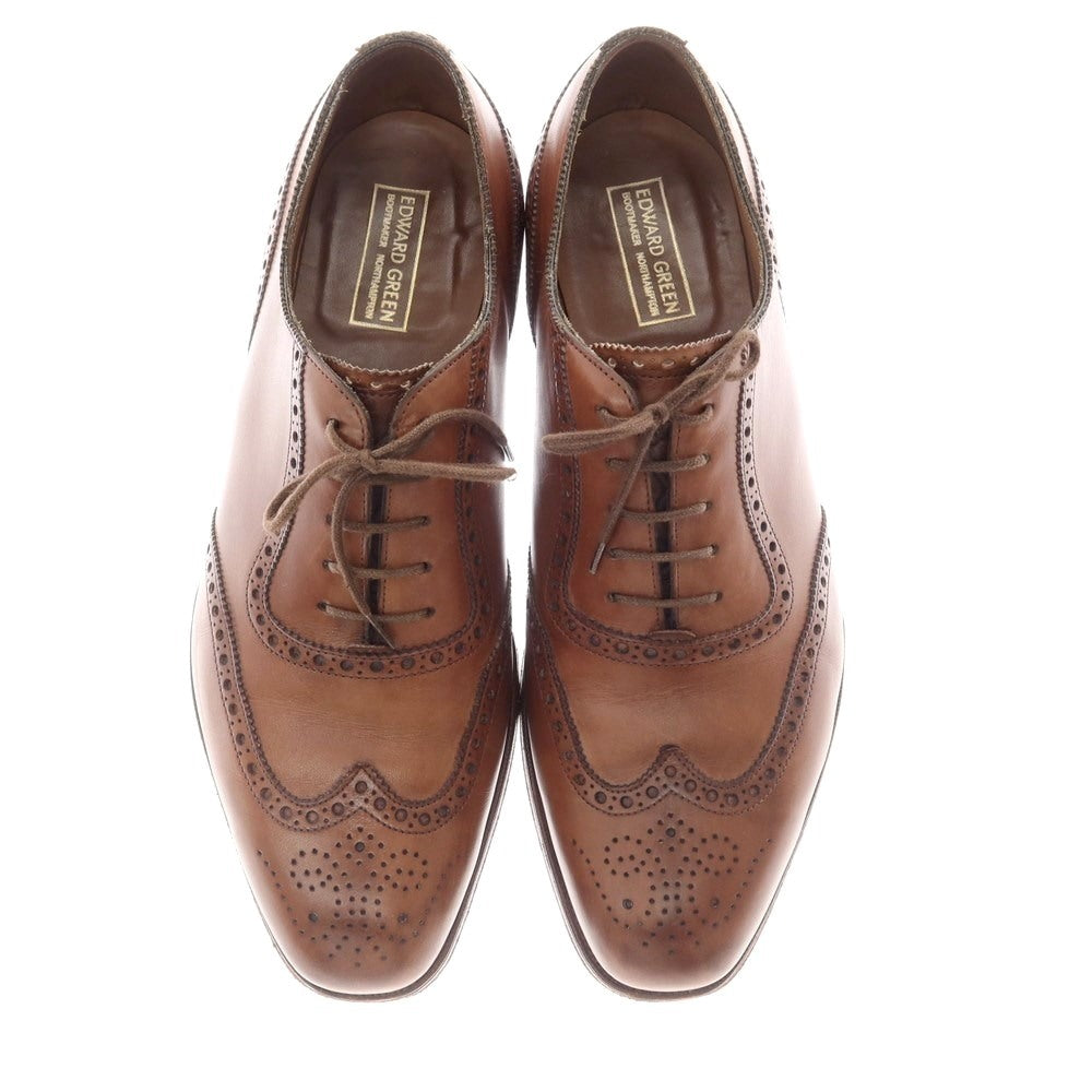 [Used] Edward Green EDWARD GREEN Old Logo Wingtip Dress Shoes Brown [7 1/2] [Condition Rank B] ​​[Men&