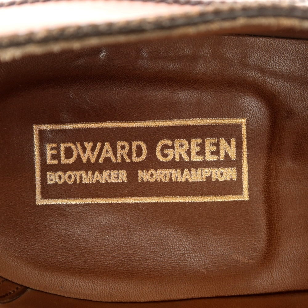【中古】エドワードグリーン EDWARD GREEN 旧ロゴ ウイングチップ ドレスシューズ ブラウン【 7 1/2 】【 状態ランクB 】【 メンズ 】