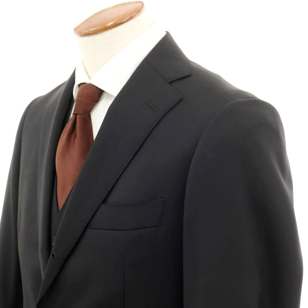 [Used] UNIVERSAL LANGUAGE Wool Three-Piece 3-Button Suit Black [46-6Drop] [Condition Rank B] ​​[Men&