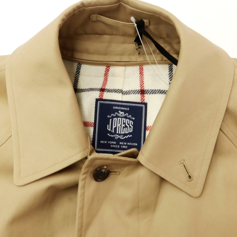 [Used] J.PRESS Cotton Twill Lined Balmac Coat Beige [M] [Condition Rank A] [Men&