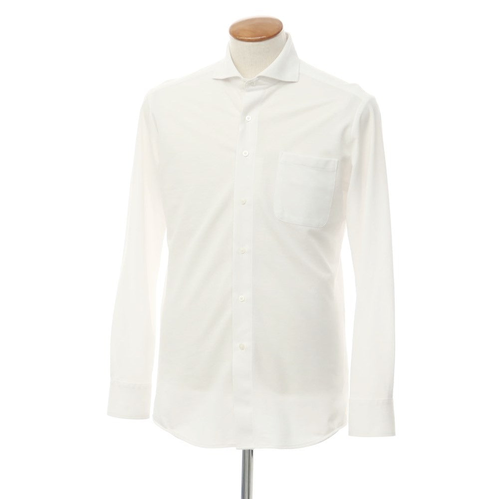 【中古】オンリー ONLY ポリエステルコットン ホリゾンタルカラー ドレスシャツ ホワイト【 40/R 】【 状態ランクB 】【 メンズ 】