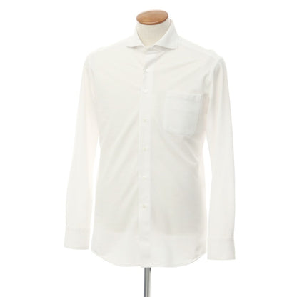 [Used] ONLY Polyester Cotton Horizontal Collar Dress Shirt White [40/R] [Condition Rank B] [Men&