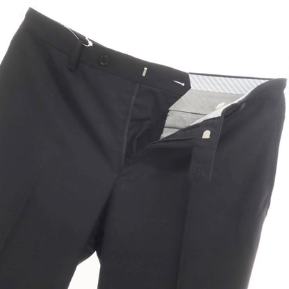 [Used] UNIVERSAL LANGUAGE Wool Dress Slacks Pants Black [L (82cm)] [Condition Rank C] [Men&