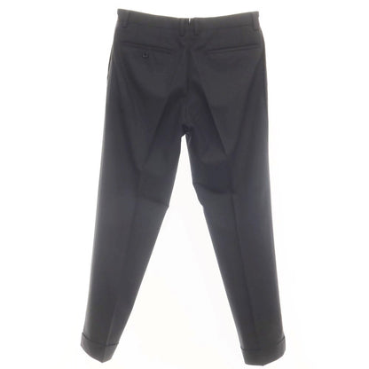 [Used] UNIVERSAL LANGUAGE Wool Dress Slacks Pants Black [L (82cm)] [Condition Rank C] [Men&