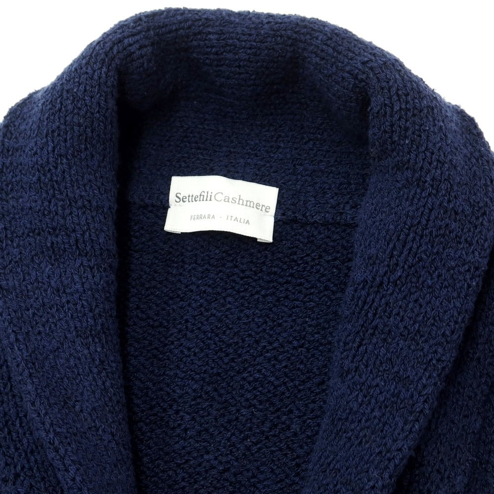 [Used] Settefili Cashmere Cotton Cashmere Cardigan
 Navy [Size 46/XS] [NVY] [S/S] [Condition Rank B] [Men&