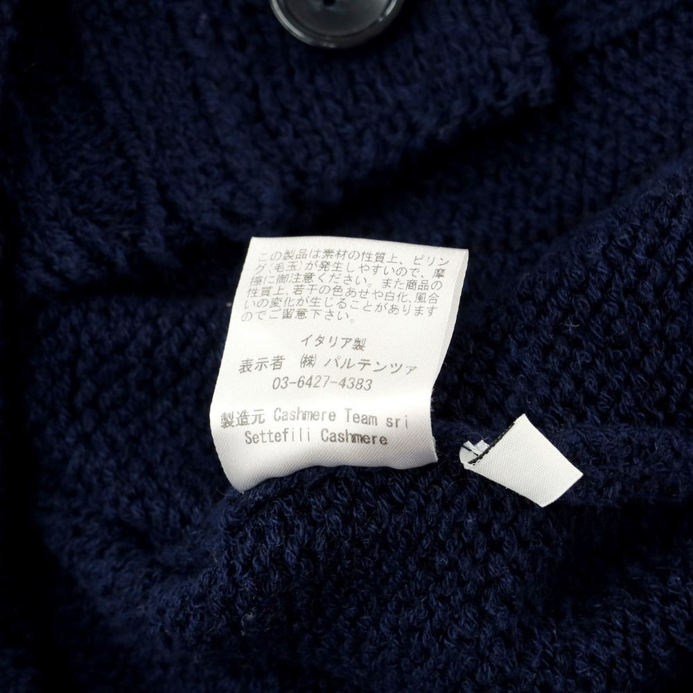 【中古】セッテフィーリ カシミア Settefili Cashmere コットンカシミヤ カーディガン
 ネイビー【サイズ46/XS】【NVY】【S/S】【状態ランクB】【メンズ】
【759494】
[BPD]