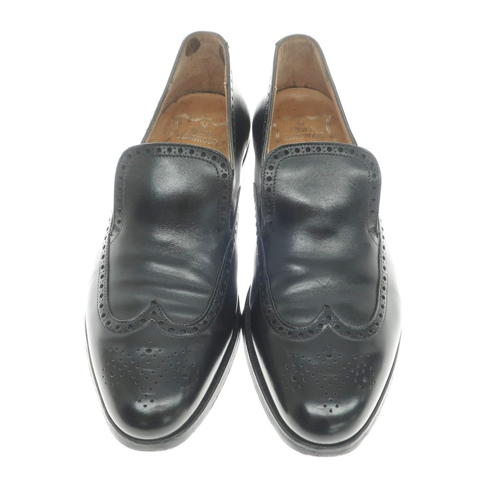 [Used] New &amp;amp; Lingwood Wingtip Loafers Black [8 1/2 E] [Condition Rank B] [Men&