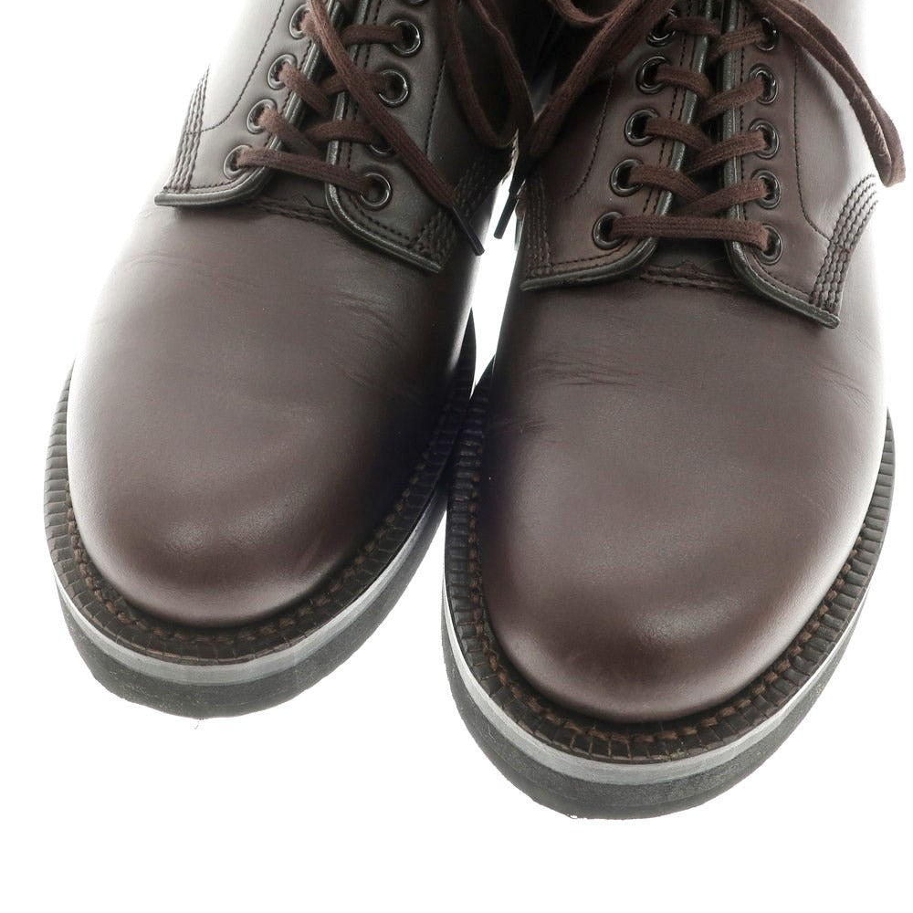 [Used] Foot the Coacher Daniel Plain Toe Shoes Dark Brown [7] [Condition Rank A] [Men&