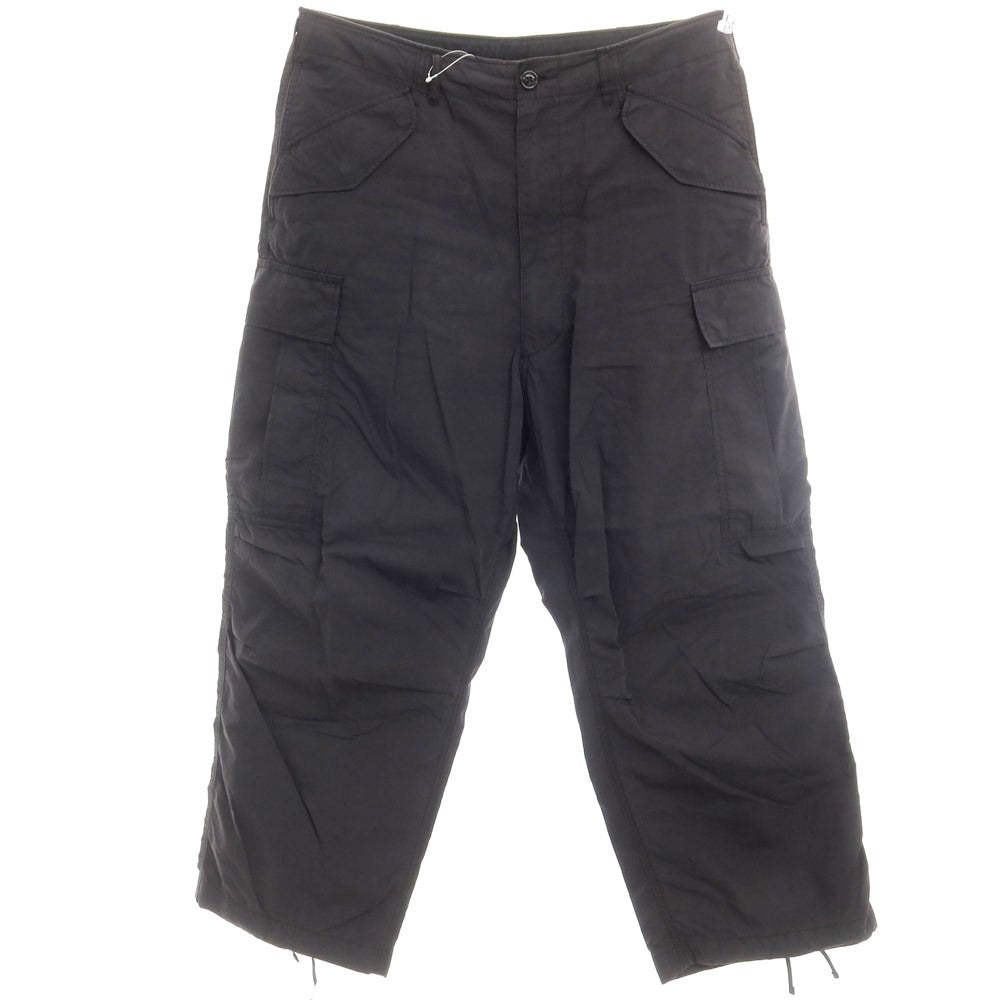 [Used] BEAMS 2024 Spring/Summer Cotton Nylon Cargo Pants Black [L] [Condition Rank B] [Men&