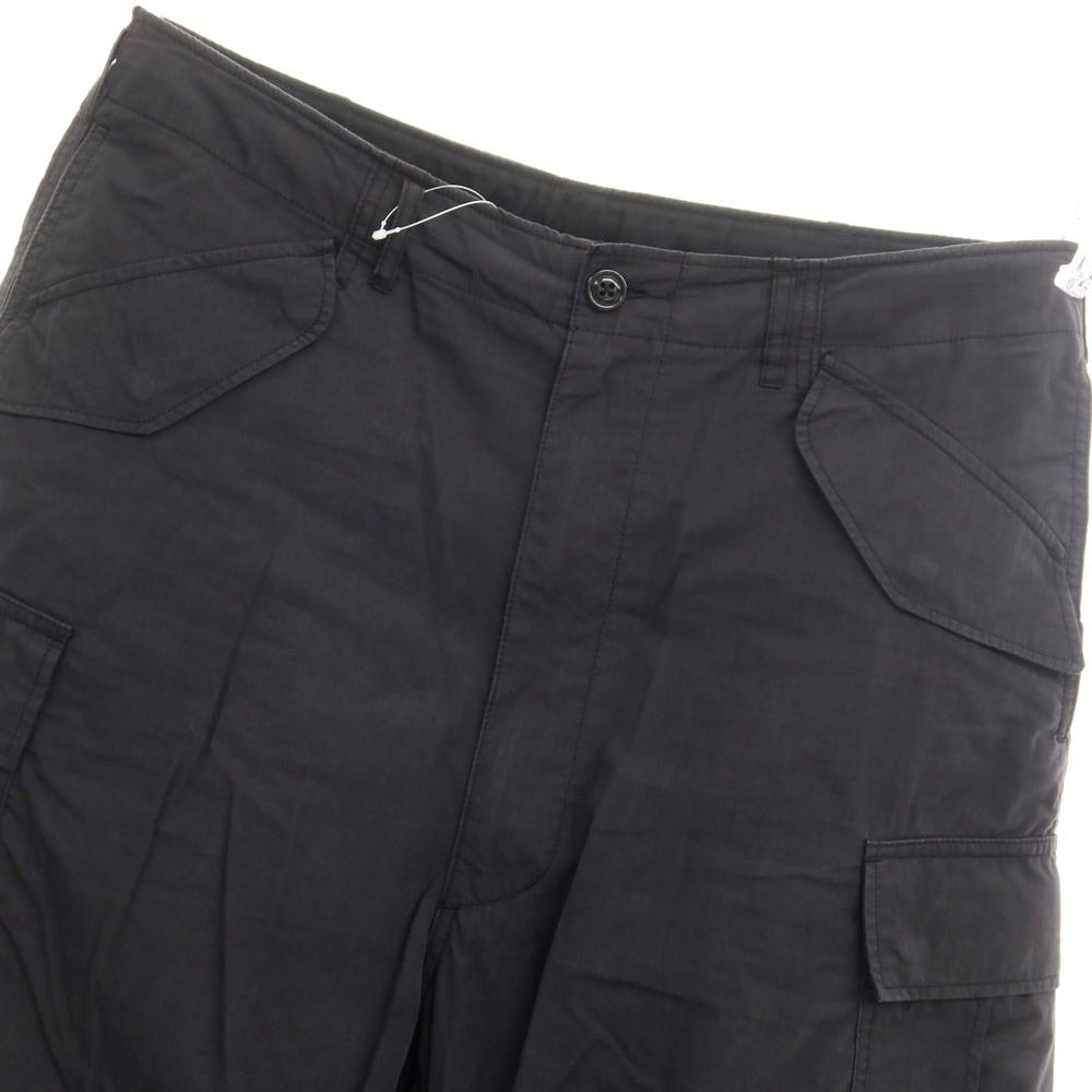 [Used] BEAMS 2024 Spring/Summer Cotton Nylon Cargo Pants Black [L] [Condition Rank B] [Men&