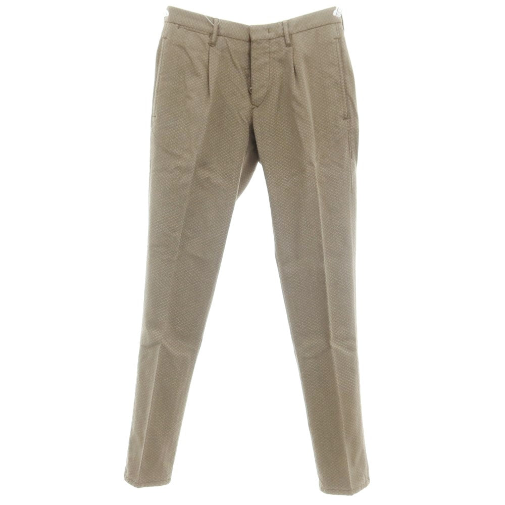 [Used] INCOTEX Cotton Wool Casual Slacks Pants Ash Brown x White [32] [Condition Rank B] [Men&