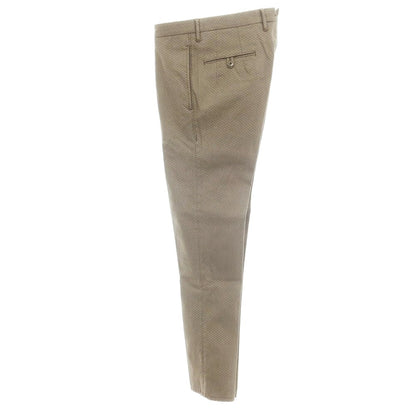 [Used] INCOTEX Cotton Wool Casual Slacks Pants Ash Brown x White [32] [Condition Rank B] [Men&