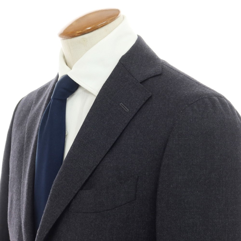 【中古】ラルディーニ LARDINI ストレッチ ウール 3つボタンスーツ チャコール【サイズ46】【GRY】【A/W】【状態ランクA】【メンズ】