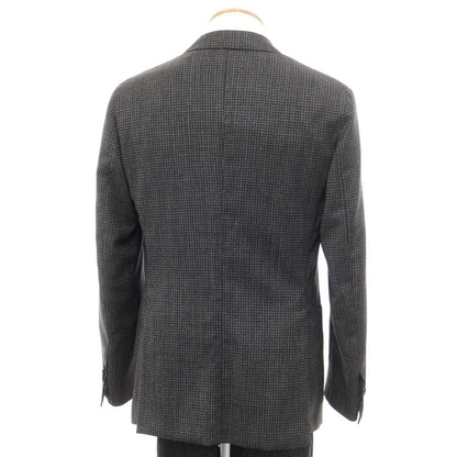 [Used] BOGLIOLI K.JACKET wool houndstooth pattern 3 button suit grey [46] [Condition Rank A] [Men&