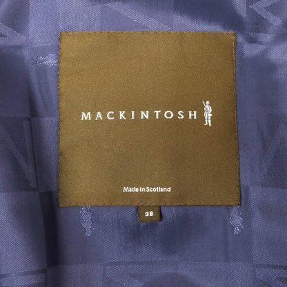 【中古】マッキントッシュ Mackintosh ウールカシミヤ ストライプ チェスターフィールドコート ダークネイビーxホワイト【サイズ38】【NVY】【A/W】【状態ランクA】【メンズ】