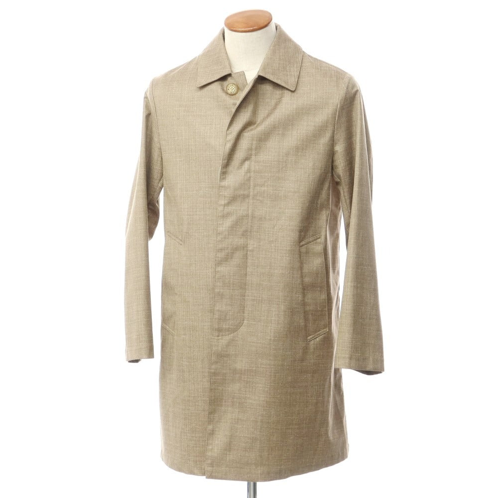 [Used] Mackintosh wool silk linen herringbone trench coat, light brown [38] [Condition Rank A] [Men&