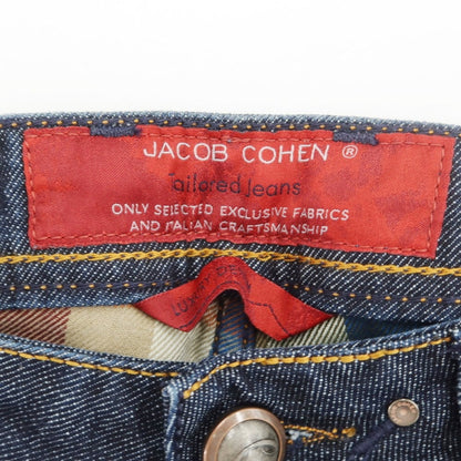 【中古】ヤコブコーエン JACOB COHEN J688 デニムパンツ ジーンズ ネイビー【 32 】【 状態ランクA 】【 メンズ 】