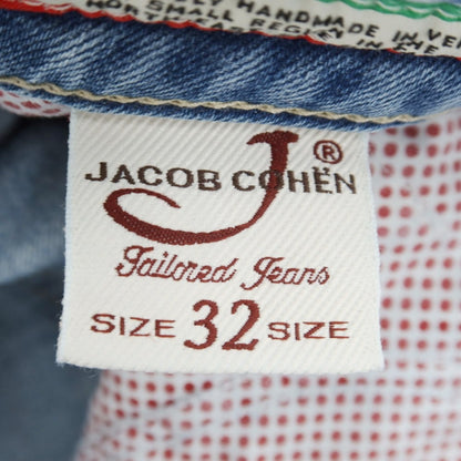 [Used] JACOB COHEN PW688 Stretch Denim Pants Jeans Light Blue [32] [Condition Rank D] [Men&