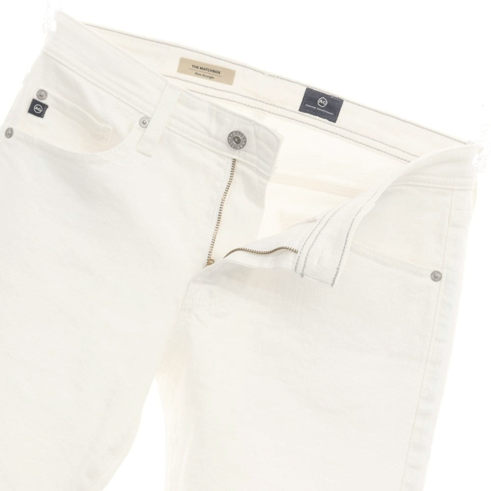 [Used] AG Adriano Goldschmied Stretch Denim Jeans White [30] [Condition Rank A] [Men&